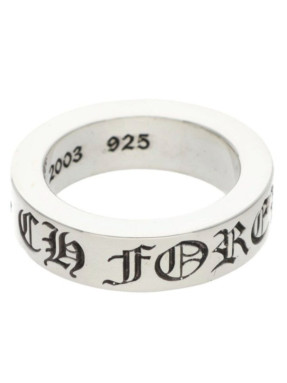 Chrome Hearts Spacer Forever Silver Ring